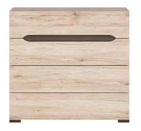 Black Red White Elpasso 41x90cm San Remo Oak