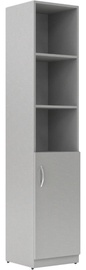 Полка Skyland Simple, серый, 38.6x37.5x181 см