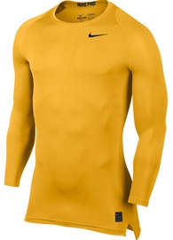 Nike Men's Pro Cool Compression LS Top 703088 739 Yellow S