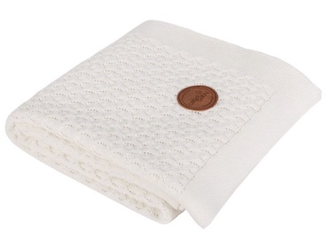 Ceba Baby Knitted Cotton Blanket 90x90cm Cream