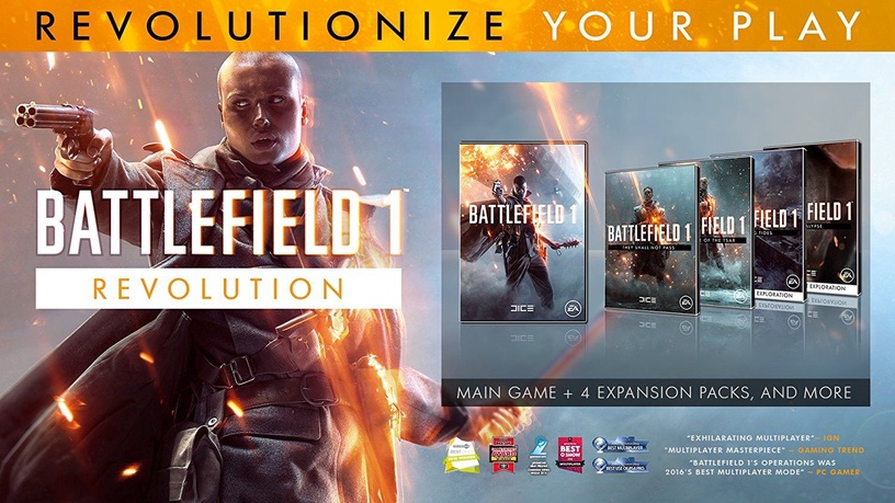 Компьютерная игра Electronic Arts Battlefield 1 Revolution incl. Premium Pass