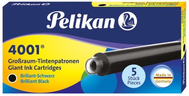 Kapsel Pelikan, must, 5 tk