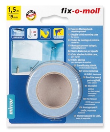 Divpusējā līmlente spogulim Fix-O-Moll, 1,5 m x 19 mm
