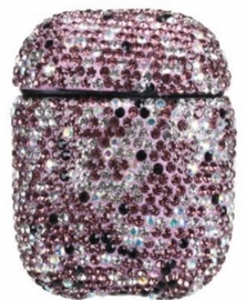 Чехол TakeMe Ultra-Thin Protective Case With Sparkle Diamonds For Apple AirPods Violet