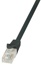 Laidas Logilink CAT 6 U/UTP RJ-45 8P8C, RJ-45 8P8C, 0.5 m, juoda