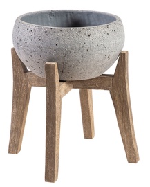 Home4you Sandstone Flowerpot 71863 40x40xH42cm Gray