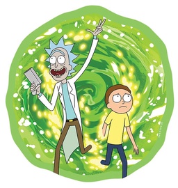 Abysse Corp Rick And Morty Portal Shaped Mouse Pad