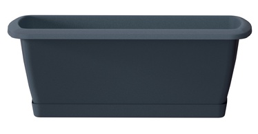 Puķu pods Prosperplast ISE800P, antracīta, 600 mm x 184 mm x 800 mm