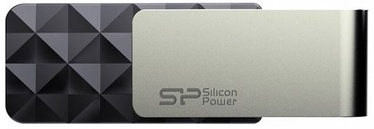 USB atmintinė Silicon Power Blaze B30 Black, USB 3.0, 64 GB