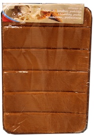 Vannas istabas paklājs Besk Memory Foam Brown, 600x400 mm