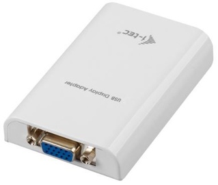 Adapteris i-Tec USB to VGA VGA, USB 2.0, balta