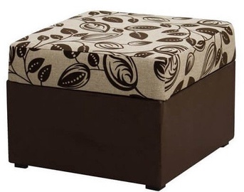 Pufs Idzczak Meble Prosta Brown, 50x50x38 cm