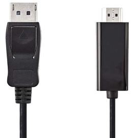 Nedis DisplayPort to HDMI Cable Black 2m