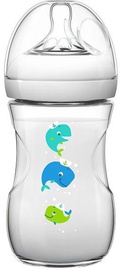 Philips Avent Natural Whale Design Bottle 260ml SCF627/25