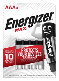 ENERGIZER MAX AAA B4 1.5V ALK.BATERIJAS