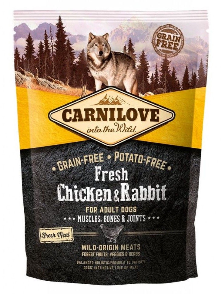 Carnilove Adult Dog Fresh Chicken & Rabbit 1.5kg