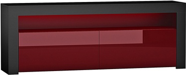 Pro Meble Milano 157 With Light Black/Red