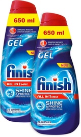 Жидкость для посудомоечной машины Finish All in 1 Max Gel, 2x650 мл