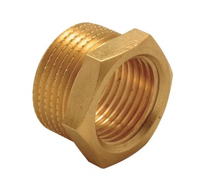 Tarpmovė TDM Brass 114, 1 colis - vidinis sriegis / 1 1/2 colio - išorinis sriegis, 1 1/2" x 1"