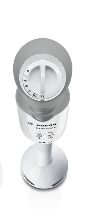 Ручной блендер Bosch MSM66050, белый/серый