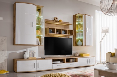 ASM Jelly Living Room Wall Unit Set Wotan Oak/White