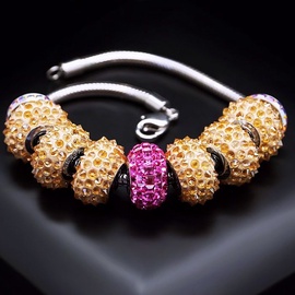 Diamond Sky Bracelet Becharmed Pavé IV With Swarovski Beads