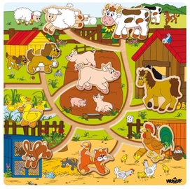 Woodyland Moving Farm Animals Maze 93030