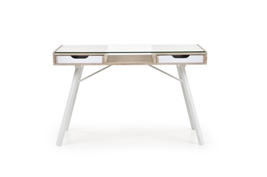 Galds B33 Sonoma Oak White, balta/ozola