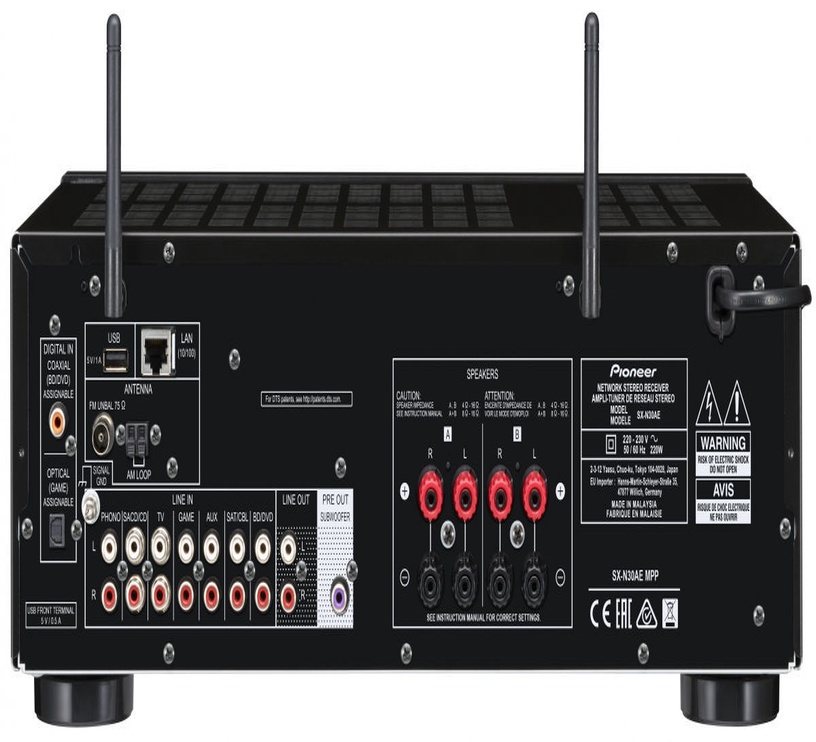 A/V vastuvõtja Pioneer SX-N30AE Silver