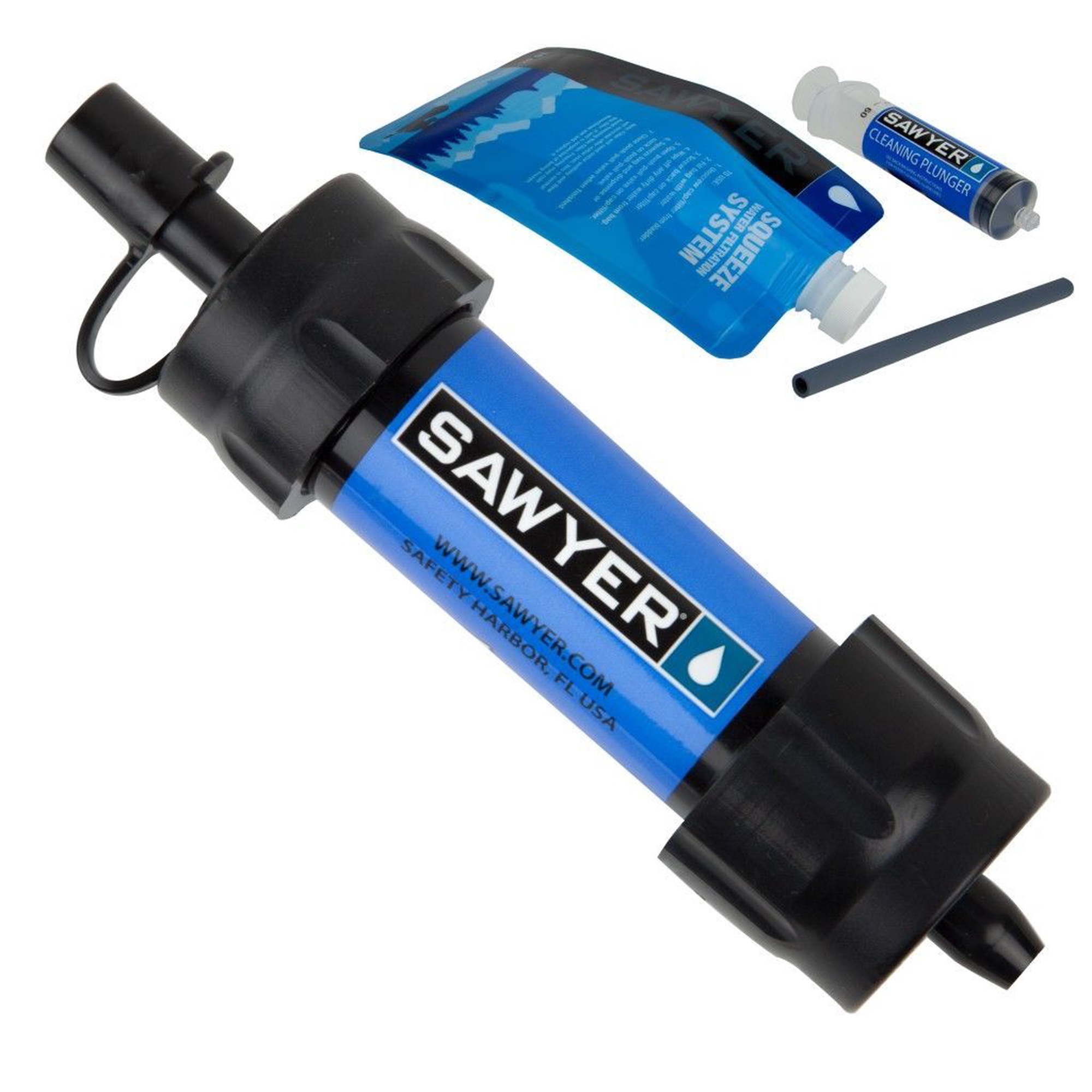 Vandens filtras Sawyer Mini Water Filtration System Blue Senukai.lt