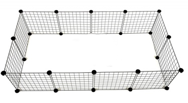 Aizsardzības C&C Modular Dog Kennel, 1450 x 750 x 370 mm