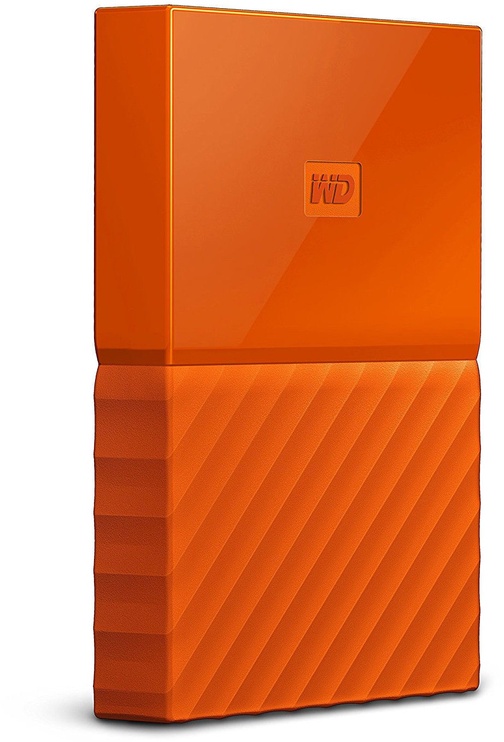 Kietasis diskas Western Digital My Passport, HDD, 1 TB, oranžinė