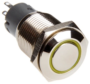 LED apšvietimo jungiklis DimasTech, sidabro/geltona