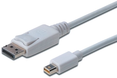Assmann Cable Displayport-mini / Displayport White 1m