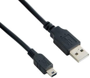 Kabelis USB a-mini b, 4world, 1.8 m