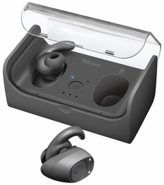 Ausinės Trust Duet Wire-Free Bluetooth Earphones Black