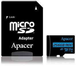 Apacer 256GB microSDXC UHS-I U3 V30 w/Adapter