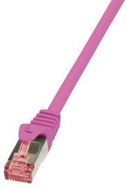 LogiLink CAT 6 S/FTP Cable Pink 1m