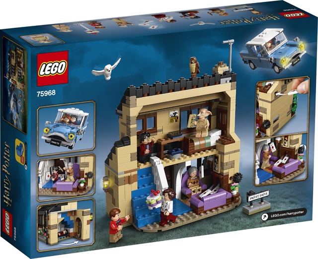 Konstruktor LEGO Harry Potter 4 Privet Drive 75968, 797 tk