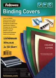 Fellowes Delta A4 Binding Cover Leather Royal Blue