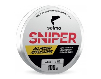 Auklā pītā Salmo Sniper Green Braid X4