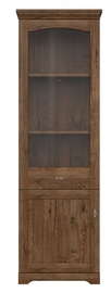 Kumode Black Red White Patras REG1D1W Glass Door Cabinet April Oak