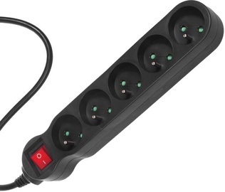 Maclean Power Strip MCE185 5m Black