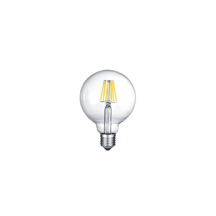 Лампочка Trio LED, G95, белый, E27, 6 Вт, 600 лм