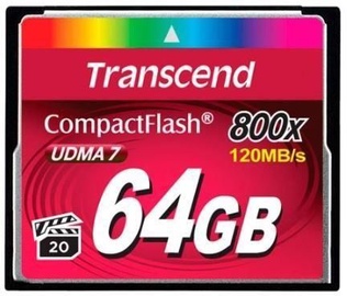 Atmiņas karte Transcend Compact Flash, 64 GB