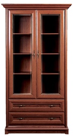 Vitrīna Black Red White Kent EWIT2D2S, brūna, 110 cm x 43 cm x 204 cm