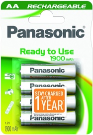 Panasonic Evolta P-6E rechargeable battery 4 x AA 1900mAh