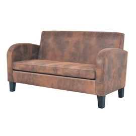 Diivan VLX 2-Seated, pruun, 70 x 139 cm x 76 cm
