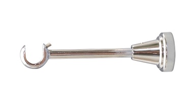 Karnīzes kronšteinis Domoletti, 19 cm, Ø16 mm, sudraba