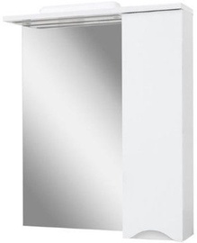 Vannas istabas skapis ar spoguli Sanservis Smile-70 White 69x82x16cm